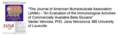 Beta glucan test data